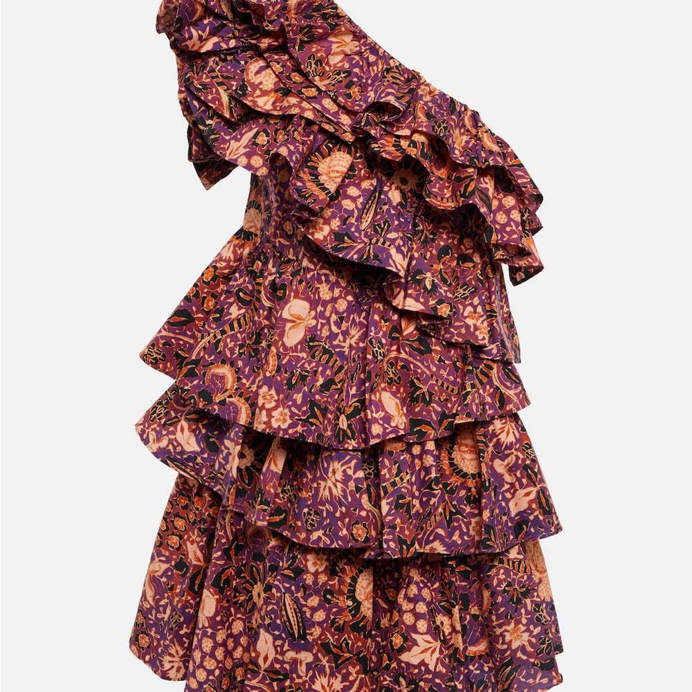 Ulla Johnson Naomi Printed Cotton Poplin Mini dress